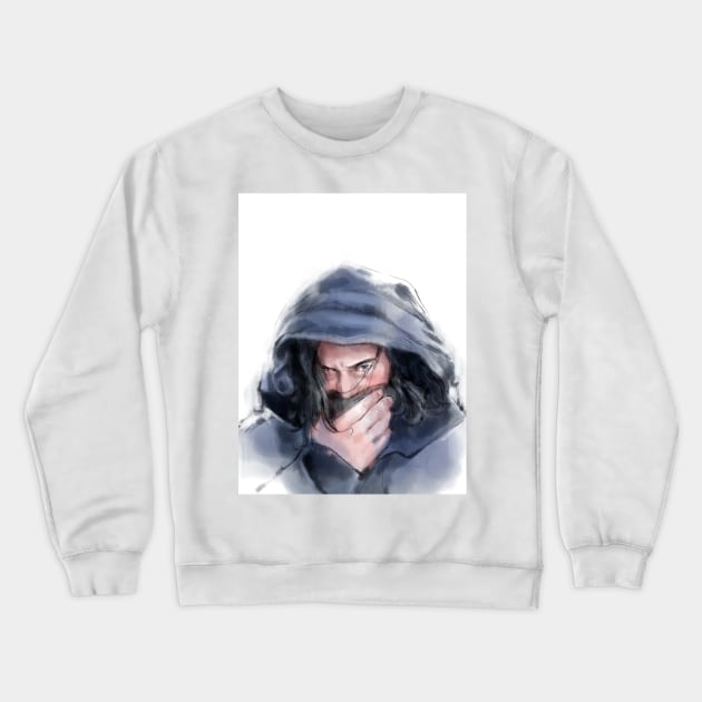 Mask King Crewneck Sweatshirt by christinechangart